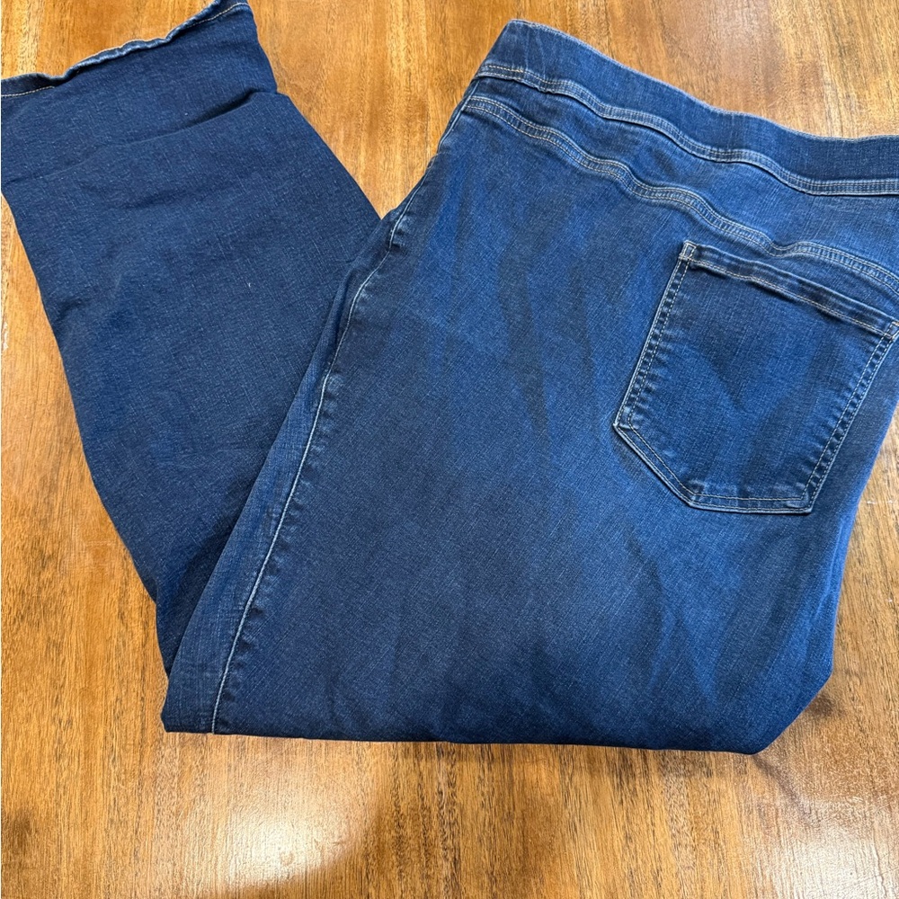 Torrid Dark Blue Straight Leg Jeans